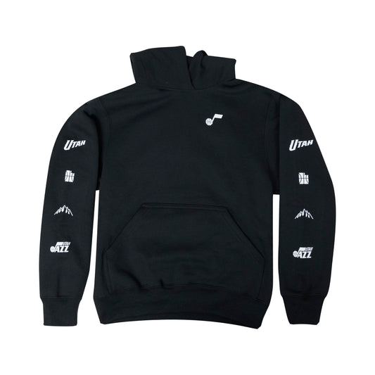 YOUTH - Jr Jazz Pullover Hoodie - Jet Black